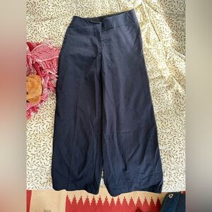 blue old navy wide leg stretch pants